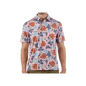 New Good Good Pink Canyon Polo Shirt Mens XL Floral Print Golf Casual